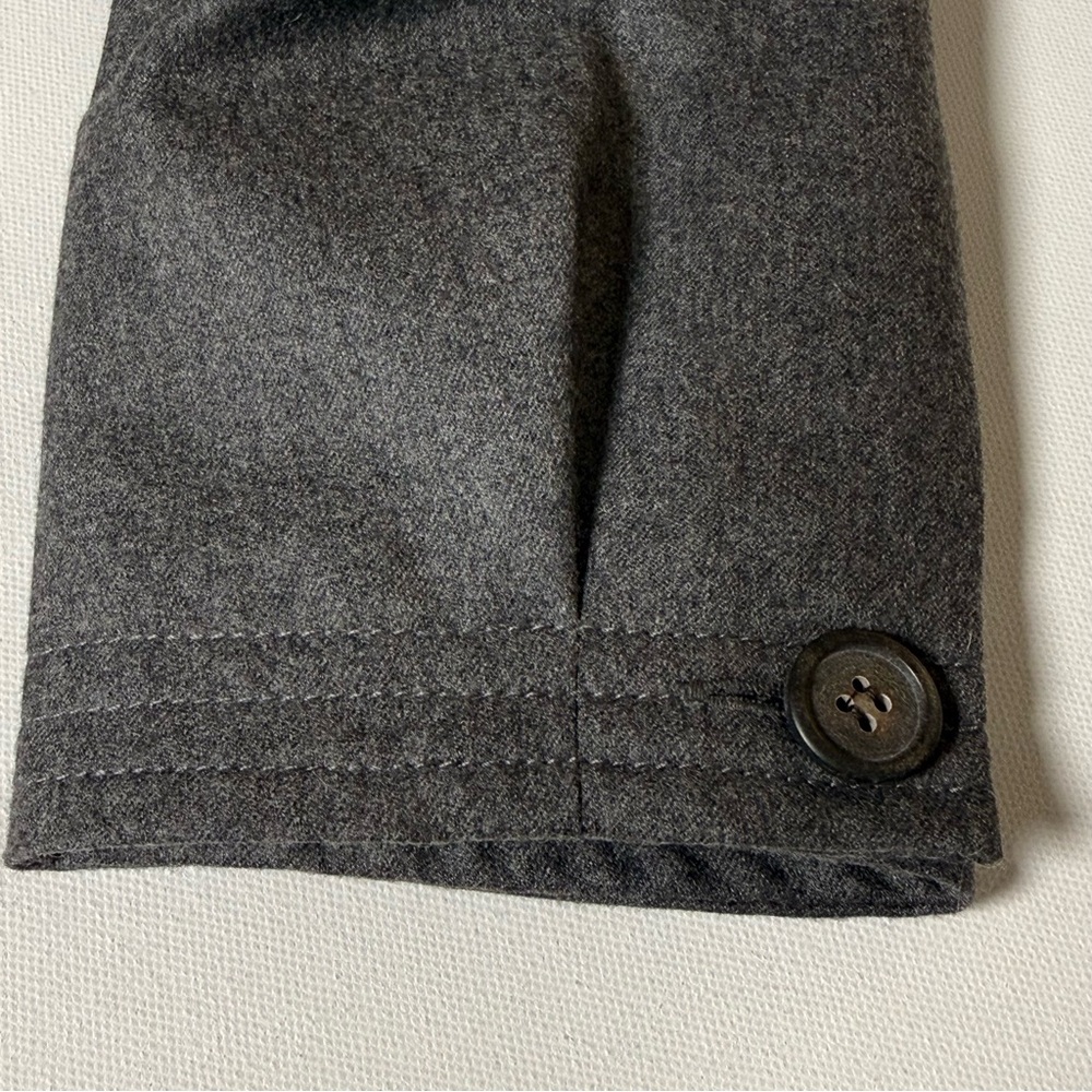 J.Crew Gray Wool Blend Cropped Jacket Size 2 Career Chic - Picture 10 of 11